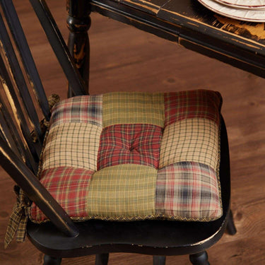 Tea Cabin Chair Pad Patchwork - The Fox Decor